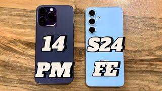 iPhone 14 Pro Max vs Samsung Galaxy S24FE