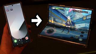 折り畳みスマホでホヨバゲーやるとこうなるｗｗ【Galaxy Z Fold6】