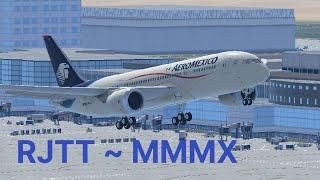 Tokyo to Mexico City | Aero Mexico Virtual Airline Live