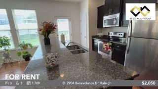 3BR 2.5BA Townhome for rent in Raleigh