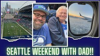 A Weekend in Seattle with Dad! Seahawks, Cedarbrook Lodge, and more!