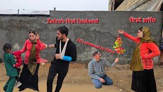 Ruhollah and his third wife travel to Zahra hut to start their marriage and ask Zahra for a divorce