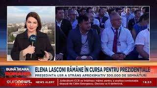 Elena Lasconi rămâne în cursa pentru prezidențiale. Președinta USR a strâns 300.000 de semnături