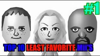 MY LEAST FAVORITE Mii's IN Wii SPORT AND Wii SPORTS RESORT | Top Ten Mii's #1