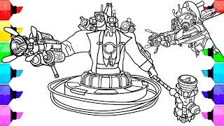 Skibidi Toilet Coloring Pages New / How to Color NEW ASTRO TITAN CAMERAMAN vs Astro Juggernaut /NCS