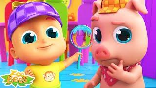 Кто украл мою игрушку? лучший Zoobees песня для малышей
