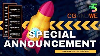 NEW Monthly 3D Challenge Announcement | September 2022 | CASH PRIZES INCREASE & SPONSOR!