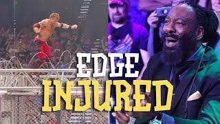 Reactions from Booker T on Edge’s injury