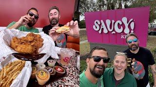 We Tried The Only Saucy! By KFC In The World & It Was Just Okay! Trying The Full Menu & Our Review!