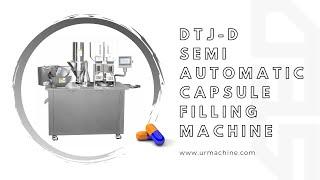 DTJ-D Semi-automatic Capsule Filling Machine - www.urmachine.com