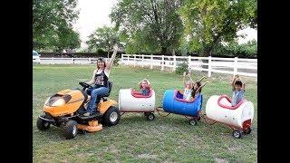 DIY Easy Barrel Train