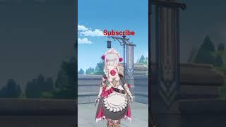 Genshin Impact Noelle Idle animation