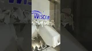 Plastic container shredding and recycling | Size reduction
