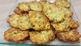 FRITTELLE DI ZUCCHINE PIÙ DELIZIOSE E SOFFICI DEL MONDO !  TUTTO A CRUDO ! | Easy zucchini fritters