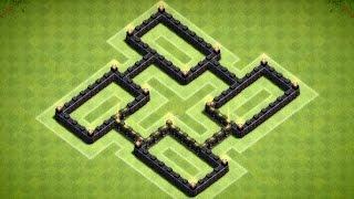 Clash of Clans - Epic Town Hall 5 Trophy Base (Quinary) Speed Build