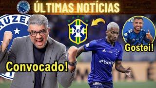 URGENTE! CRAQUE do CRUZEIRO é CONVOCADO pra SELEÇÃO BRASILEIRA! MÍDIA É SÓ ELOGIOS.