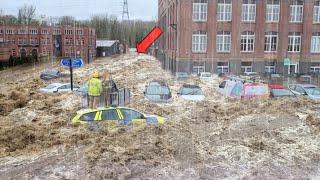 5 minutes ago, chaos in Manchester! Massive floods submerge homes and cars in Greater Manchester