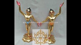 12 inches Gaura Nitai Deities / Statue ( Original Asthadhatu Metal) Contact +91 7004655858