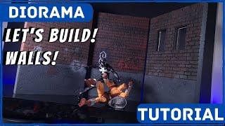 Diorama Tutorial: New York Alley Walls for 6 Inch Action Figures