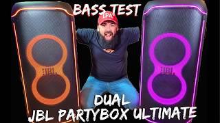 Extreme LOW Frequencies with 2 JBL Partybox Ultimate - INSANE BASS TEST