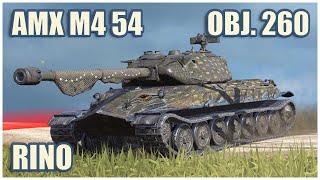 Object 260, Rinoceronte & AMX M4 54 • WoT Blitz Gameplay