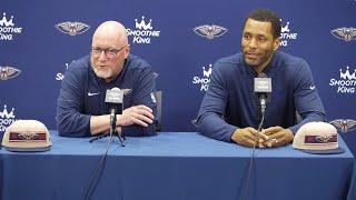 David Griffin & Bryson Graham talk Pelicans Draft Pick Yves Missi | 2024 NBA Draft