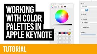 Saving and working with color palettes in Apple Keynote [TUTORIAL]