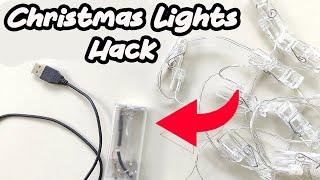 How to modify Fairy lights - USB Powered, No more AA batteries (2025)