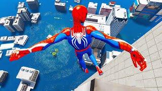 GTA 5 Ragdolls SPIDERMAN Jumps/Fails (Euphoria Physics) #145