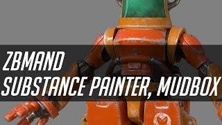 Substance painter with zbmand_#4_robot suit