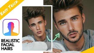 How to create realistic facial hair/ beard using Faceapp | Easiest trick | VKP