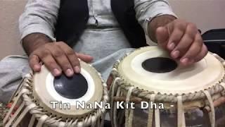 Lagi Uthaan & Tihaee in Kehrva Taal Lesson, Hindi with English subtitles कहरवा लग्गी तिहाई Keharwa