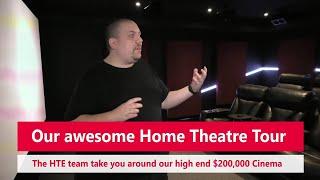 Our Awesome Home Theatre Demo Room Tour. A room to die for!