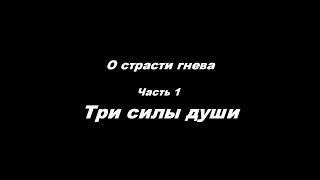 О страсти гнева часть 1. Три силы души