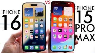 iPhone 16 Vs iPhone 15 Pro Max! (Comparison) (Review)