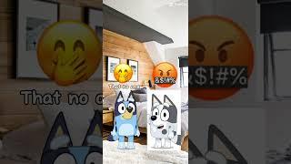 Bluey telling Muffin to shut up| if you shut up meme #meme #funny #capcut#fyp#blueyedit#viralshorts