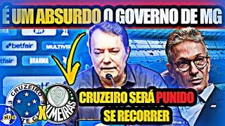  GRAVÍSSIMO! PEDRINHO do CRUZEIRO DETONA GOVERNO DE MG, e ainda pode ser PREJUDICADO se RECORRER