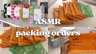 Let's pack orders ASMR asmr order packing no talking no music, small business packing orders #2