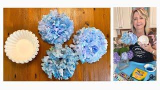 Beautiful Coffee Filter Hydrangeas Made 3 Ways