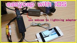 UVC easycap capture card with iPhone by wire lightning