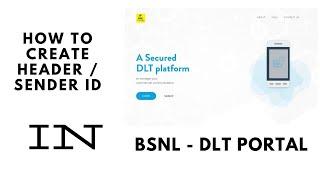 How To Create Header/ Sender ID | BSNL | DLT