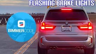 BMW X5/X6- BimmerCode Flashing Brake Lights!