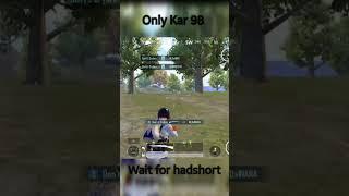 Wait for kar 98 hadshot  #shorts #youtube #trending #gaming #bgmi #pubgmobile