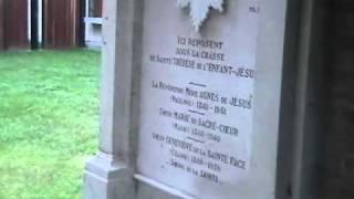 Grave of St Therese's sisters in Carmel