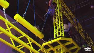 Neon Ropes Course | Best American Trampoline Parks