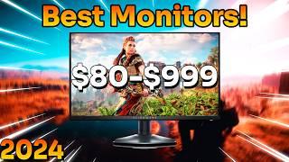 Best 2024 Monitors! - 1440p, OLED, 4K, HDR, Ultrawide, 1080p | Budget to High-end