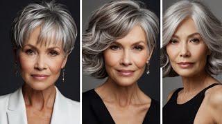 2025's Best Hair Trends for Women 60 and Over with Thinning Gray Hair