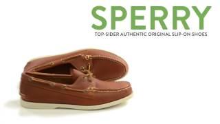 Sperry Top-Sider Authentic Original Boat Shoes - Slip-Ons, Made in Maine  (For Men)