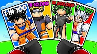 We Unlocked OP ANIME CHARACTERS In ROBLOX Anime Card RNG