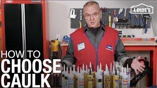 How To Choose the Right Caulk | Caulk Buying Guide from Lowe's